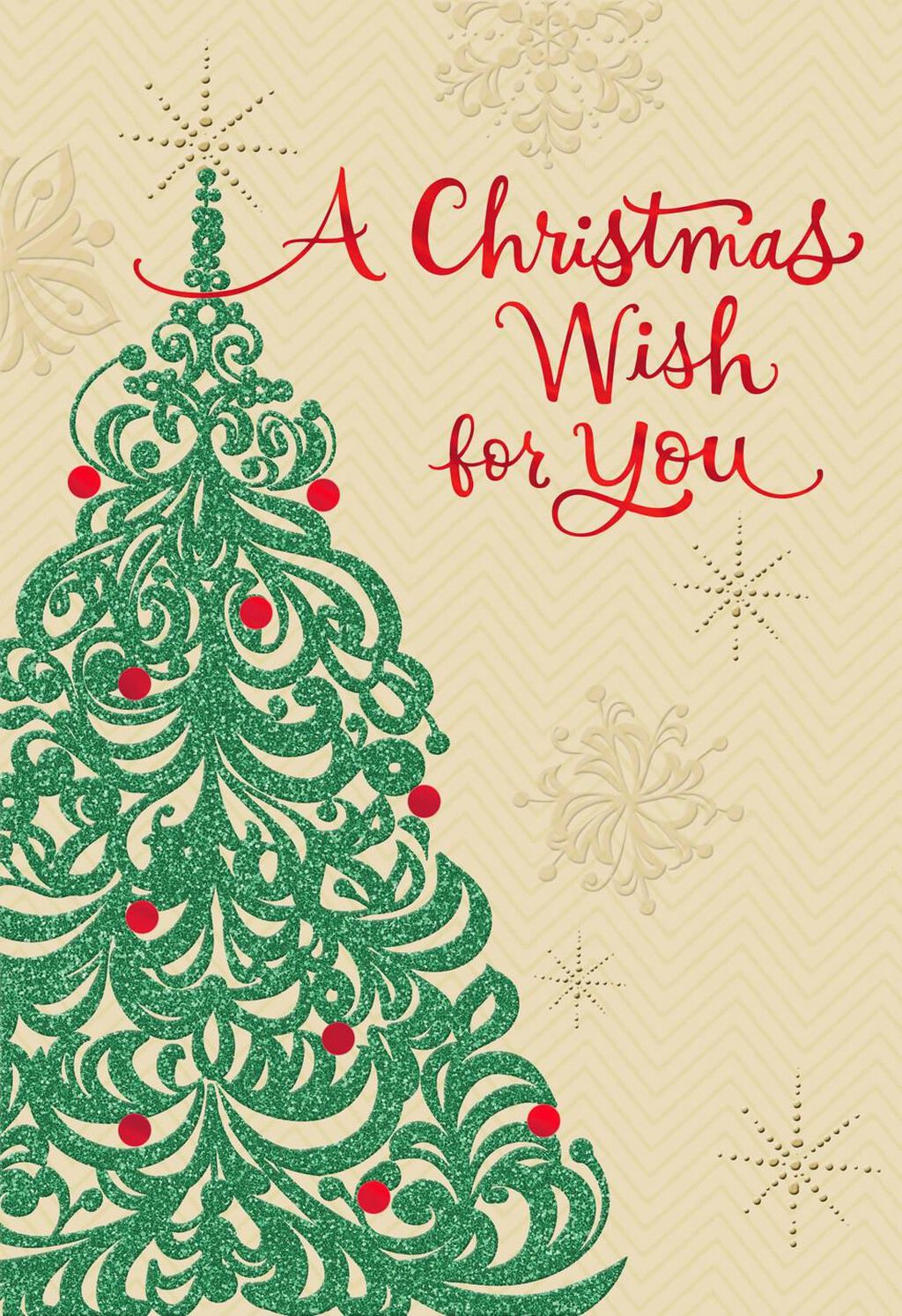 Christmas Tree Wish Christmas Card For Someone Special