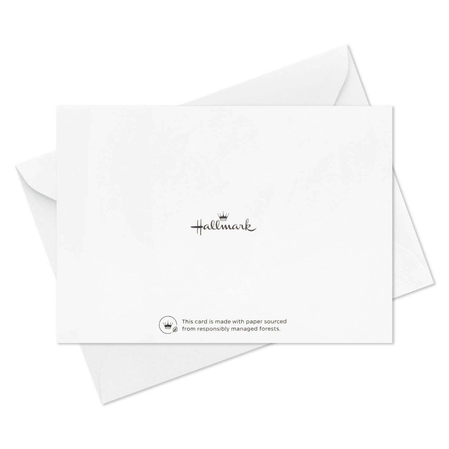 Hearts and Scallops Blank Baby Thank You Notes Pack Card Back with Envelope image number 5