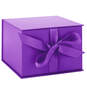 Bright Purple 5x7 Large Gift Box With Shredded Paper Filler, , large image number 1