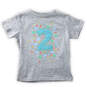 Gray Second Birthday T-Shirt, 2T, , large image number 1