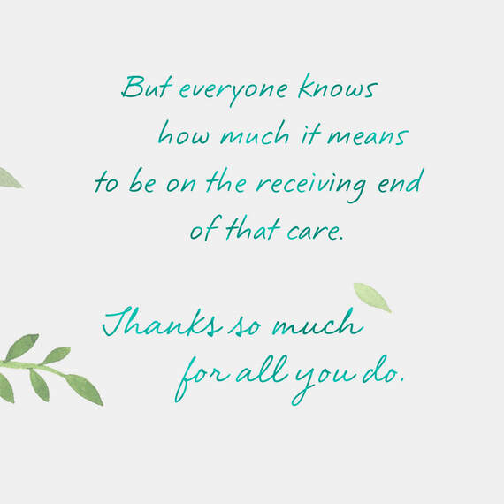 Thank You for Giving and Caring Nurses Day Card, , large image number 2