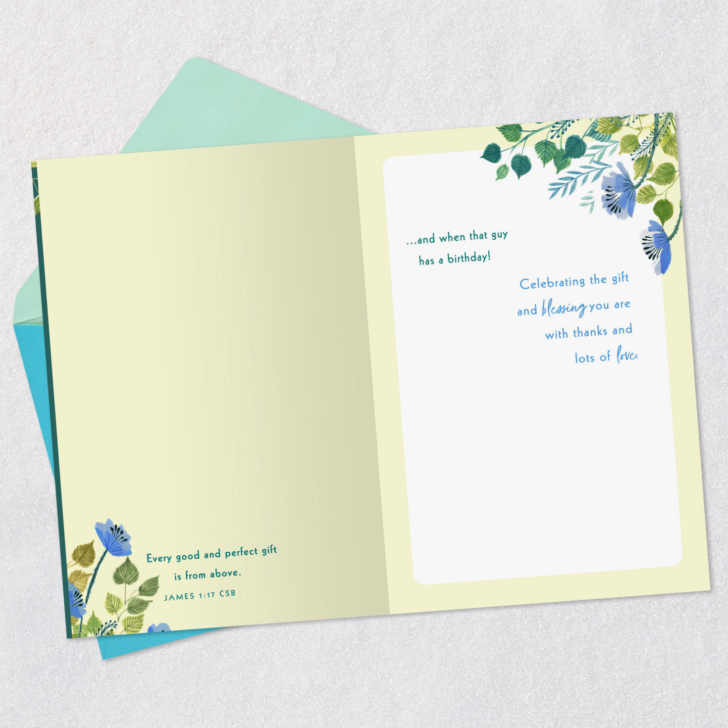 You're a Gift Religious Birthday Card for Son-in-Law, , large image number 4