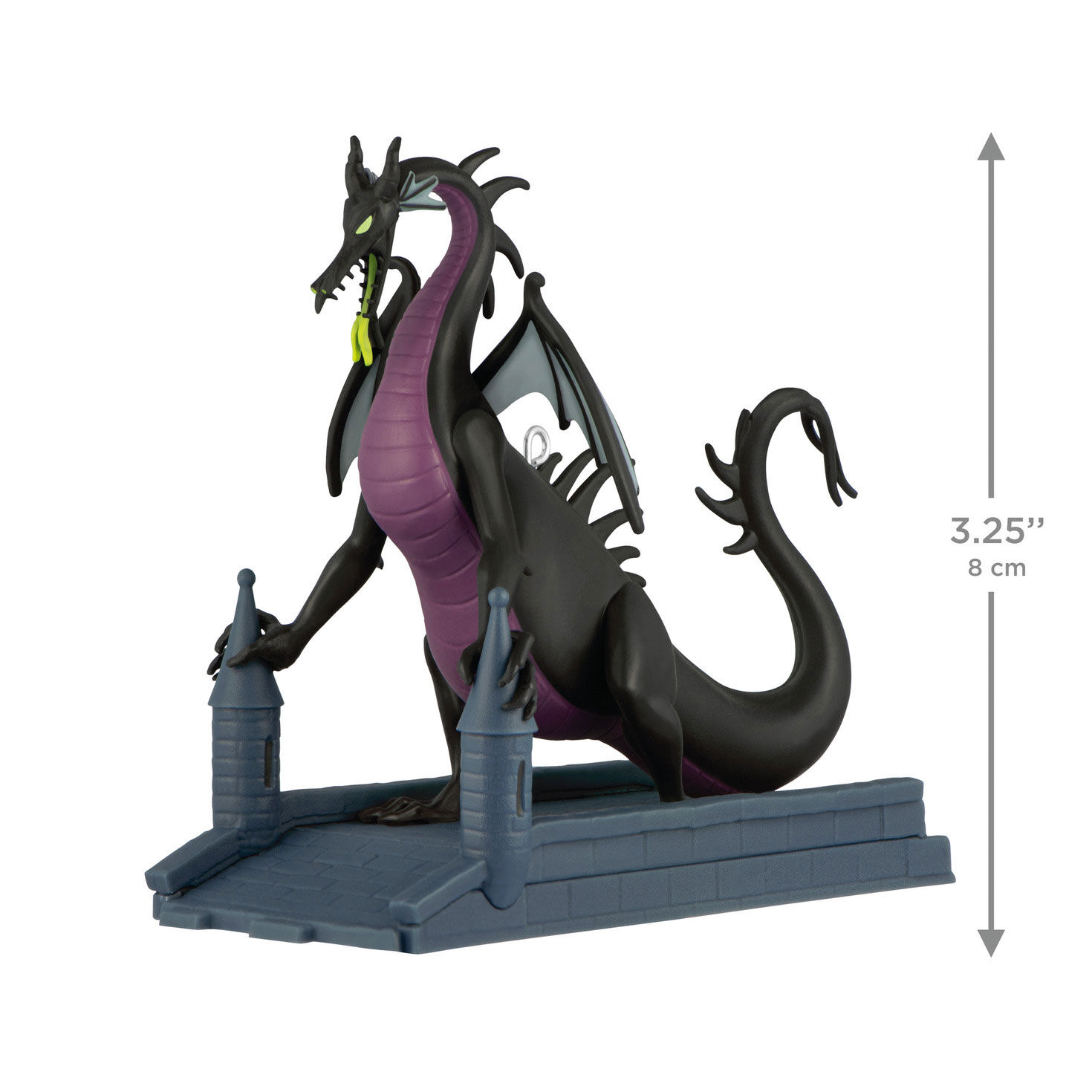 Sleeping Beauty Dragon Keepsake Ornament measurement image number 3