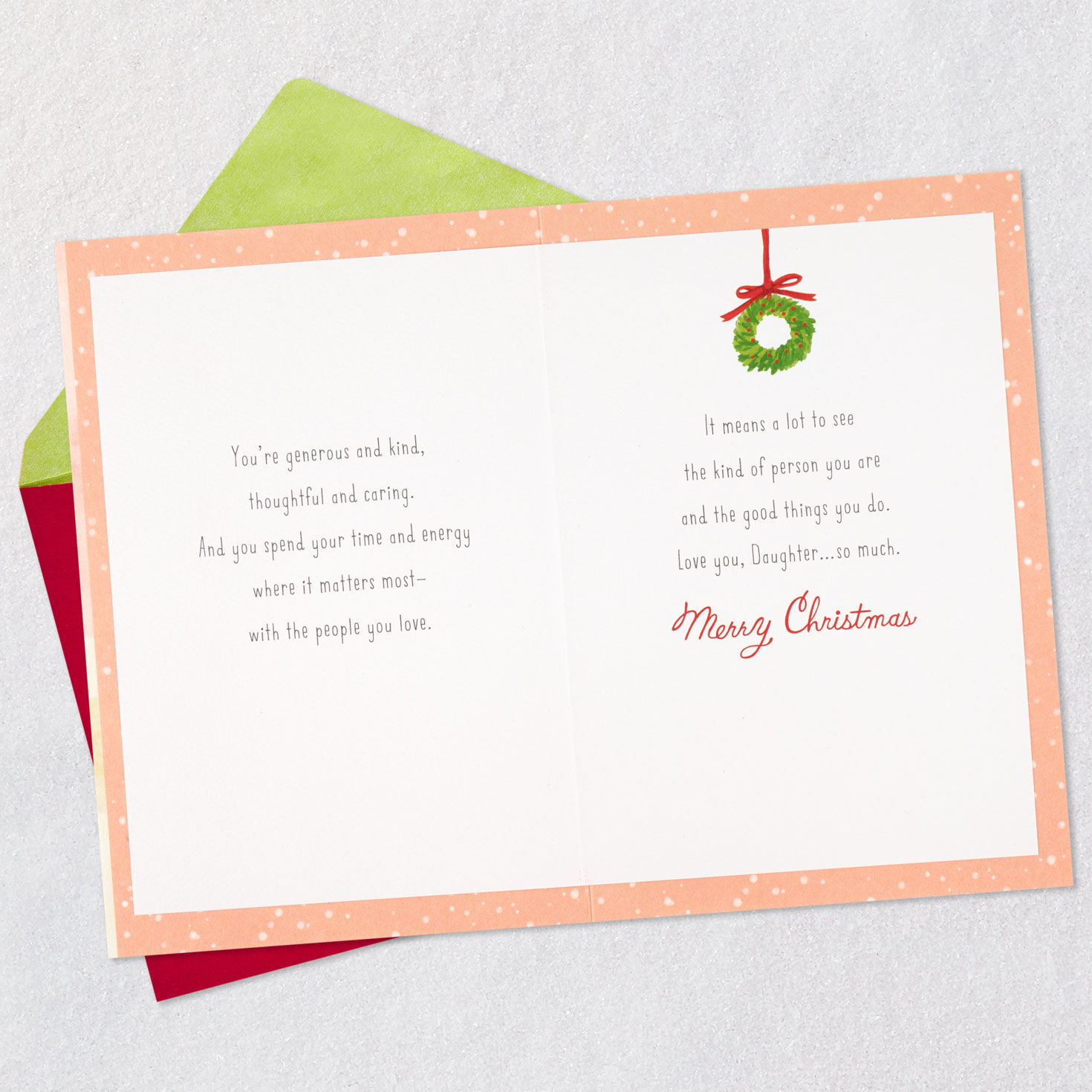 Proud of the Way You Live Life Christmas Card for Daughter for only USD 5.99 | Hallmark