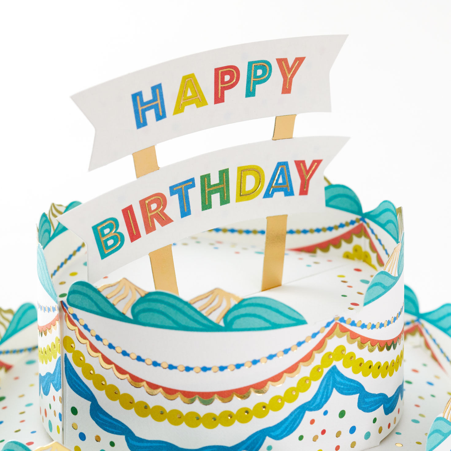 Celebrating You Cake 3D Pop-Up Birthday Card - Greeting Cards | Hallmark
