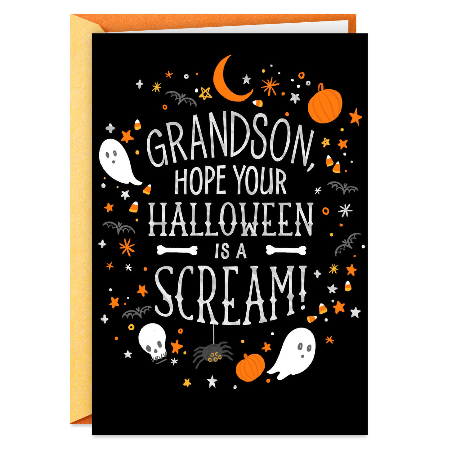 Frightful Fun Halloween Card for Grandson