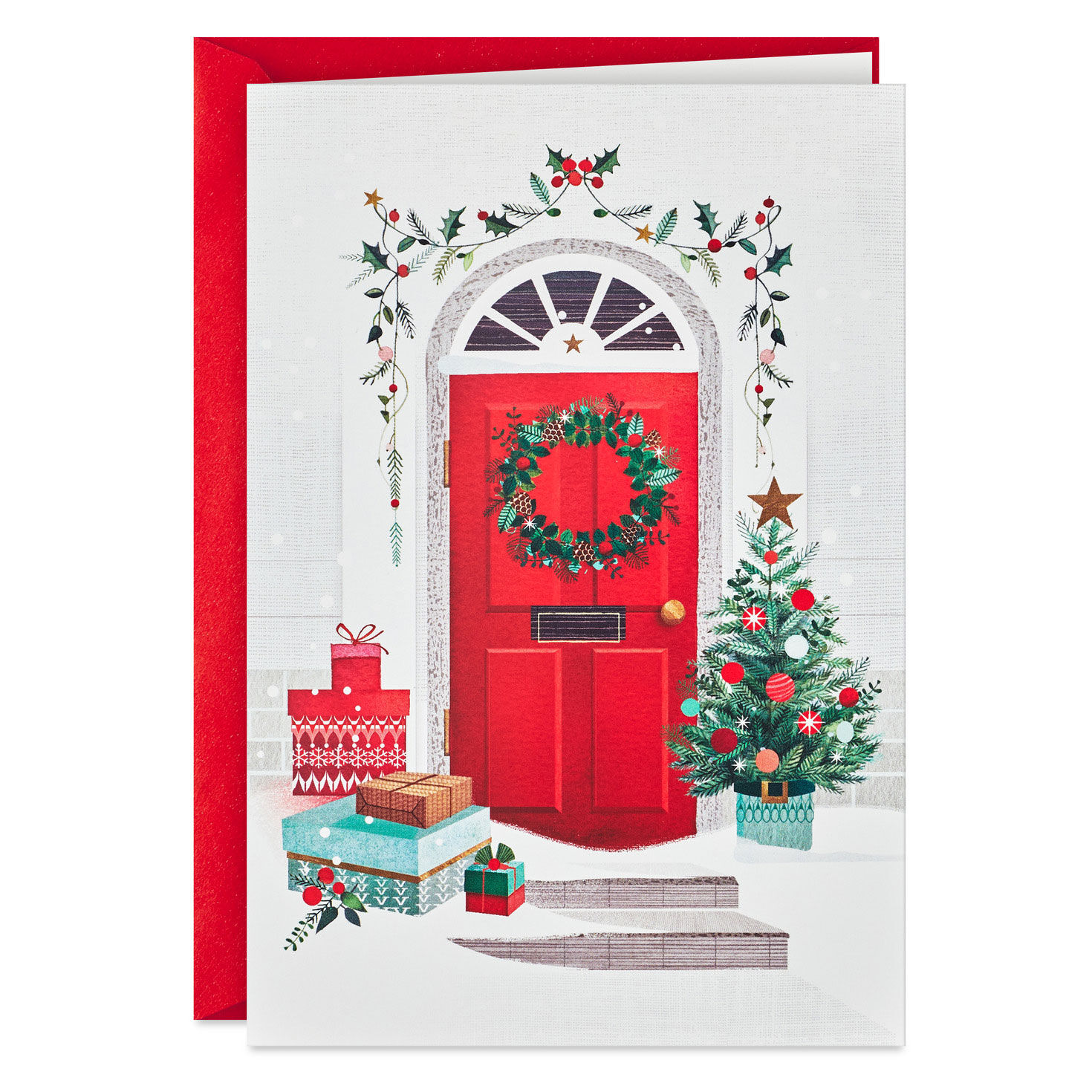 Red Front Door Boxed Christmas Cards, Pack of 40, , large image number 2