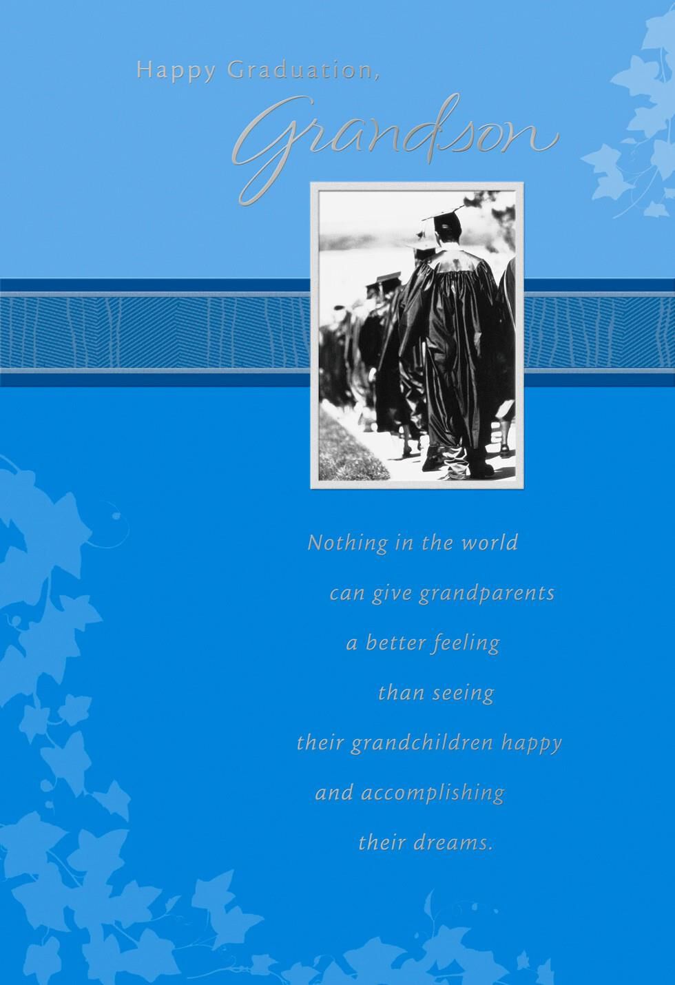 Graduation Line Greeting Card from Grandparents