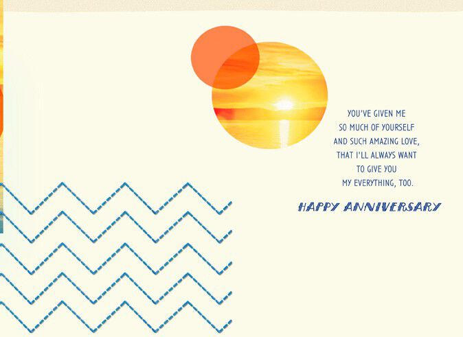 You're My Everything Anniversary Card