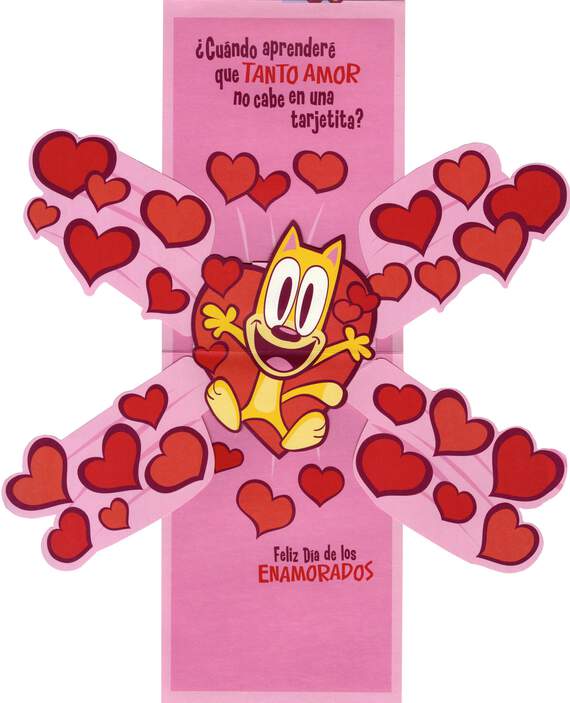Love Explosion Spanish Valentine's Day Card, , large image number 2
