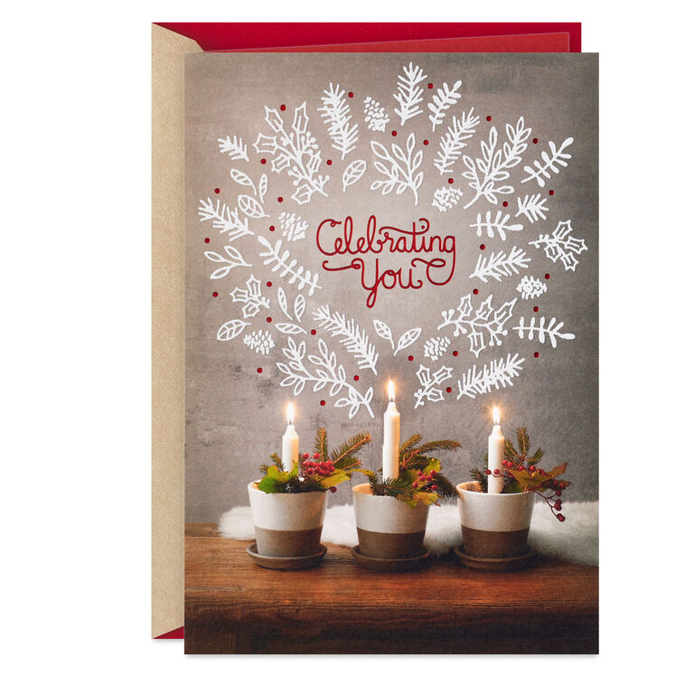 Celebrating You Holiday Birthday Card