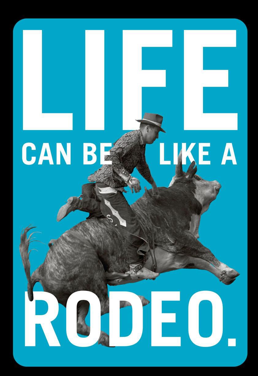Life Is Like a Rodeo Care and Concern Card