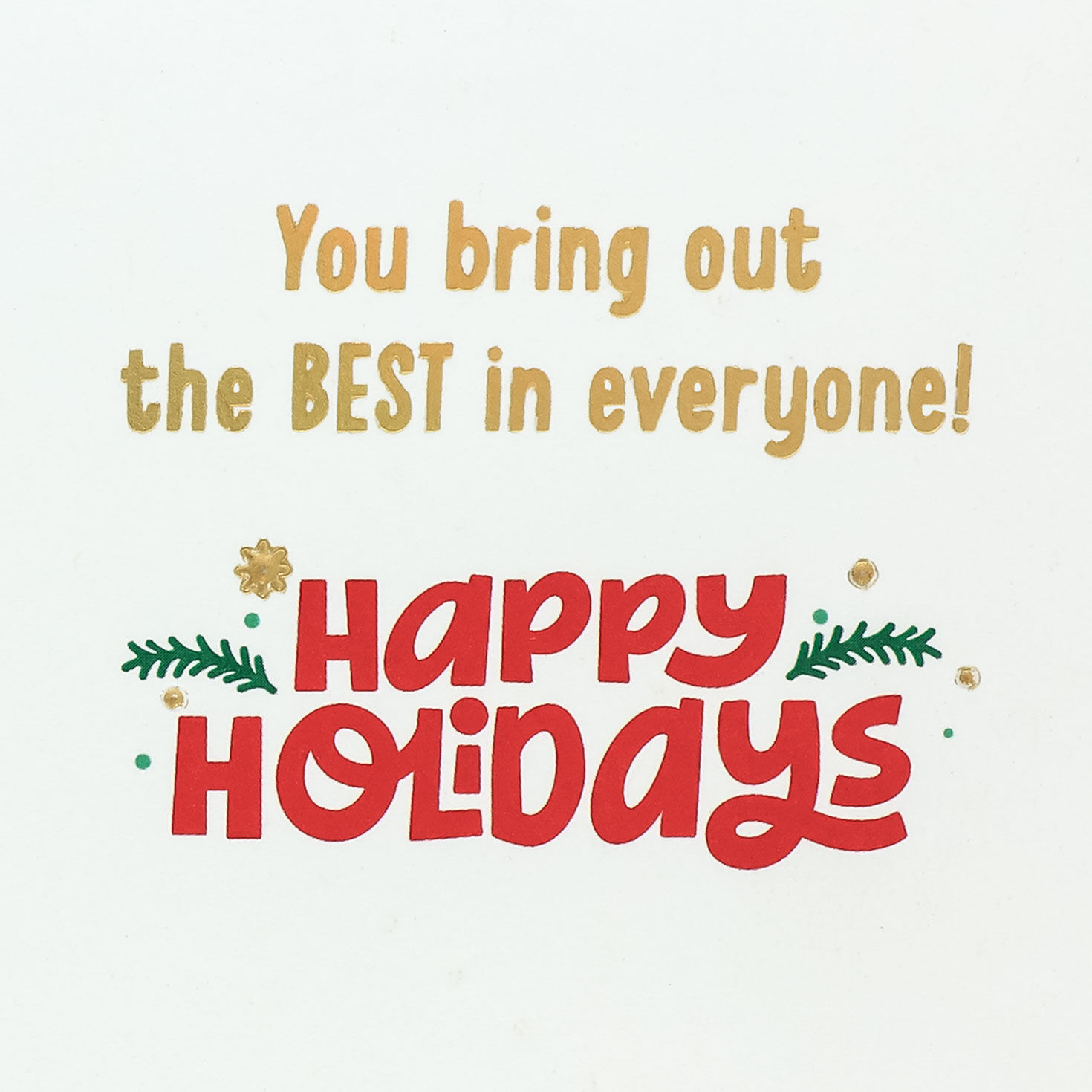 Colorful Lettering Holiday Card for Teacher Sentiment image number 2