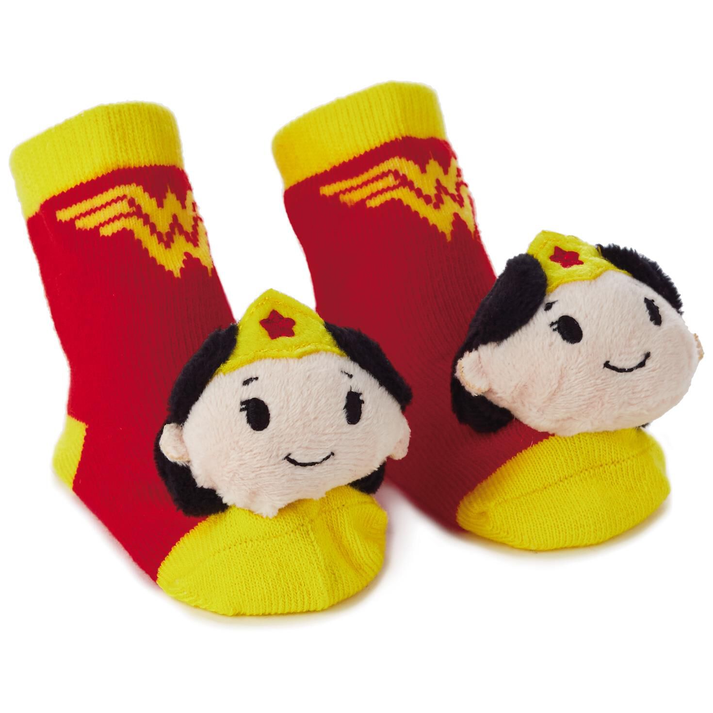 Wonder Woman Itty Bittys Baby Rattle Socks Baby Clothes Hallmark