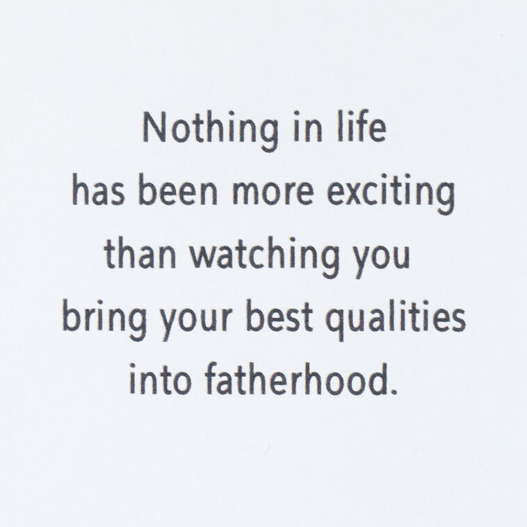 Great Sons Become Great Dads Father's Day Card for Son, , large image number 2