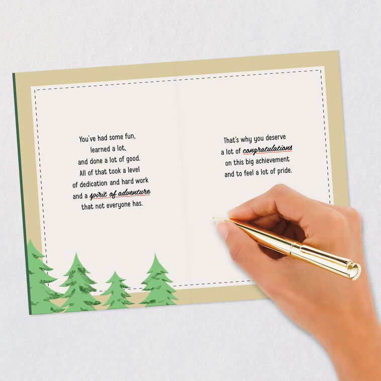 Spirit of Adventure Eagle Scout Congratulations Card - Greeting Cards | Hallmark spirit-of-adventure-eagle-scout-congratulations-card-greeting-cards-hallmark