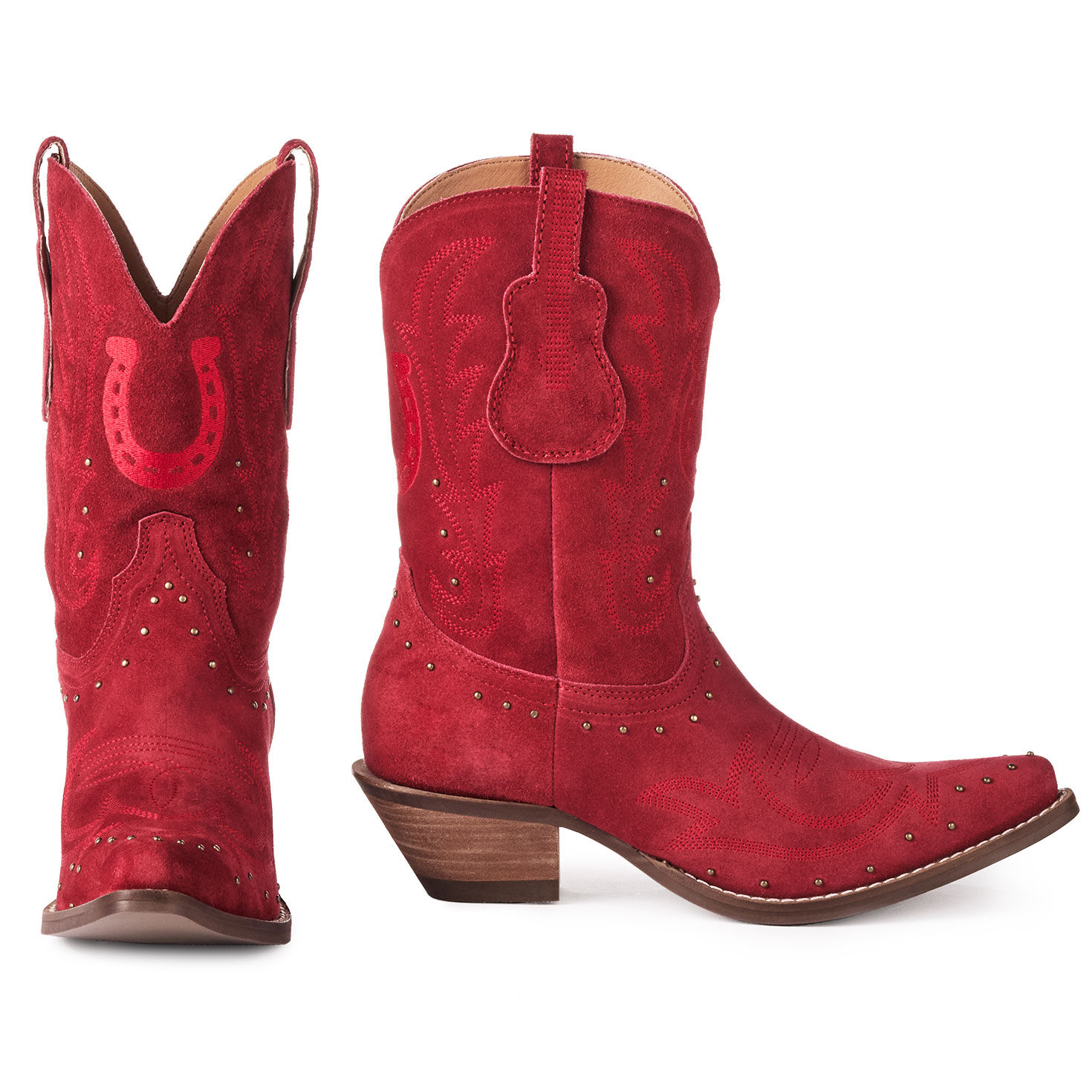 Hallmark x Opry® Merlot Suede Women's Cowboy Boots by Dingo