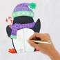 Honeycomb Penguin 3D Pop-Up Christmas Card, , large image number 7