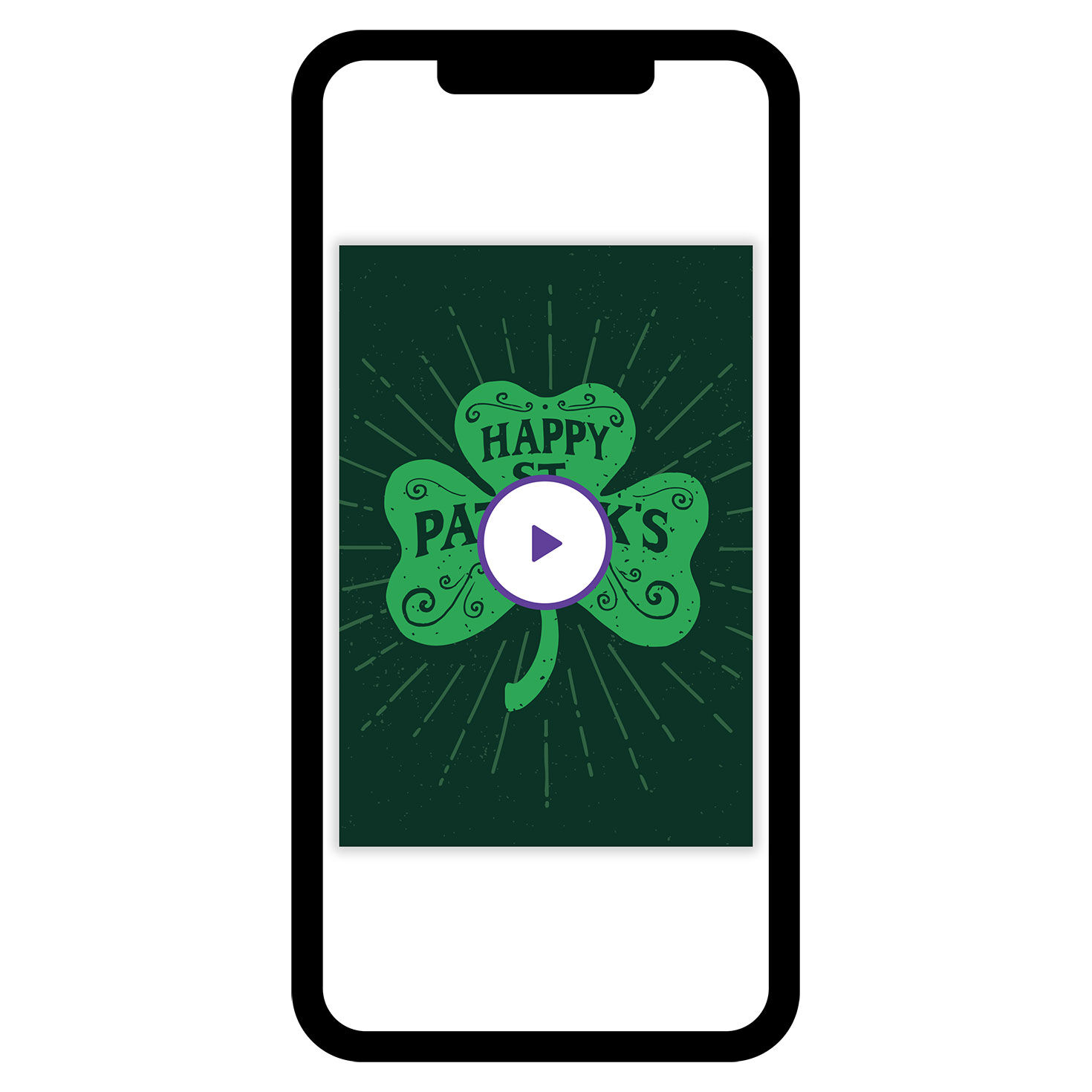 Hope Your Heart's Filled With Light St. Patrick's Day eCard, , large image number 1