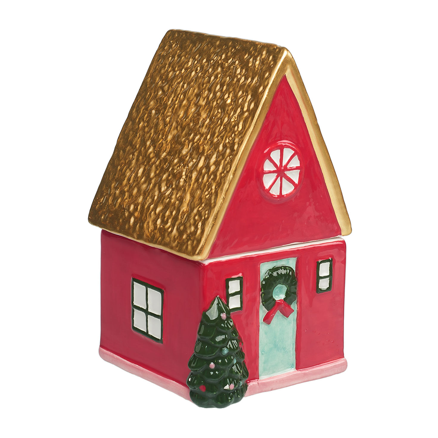 Vanilla Cinnamon Crunch Scented Ceramic Red House Candle for only USD 16.99 | Hallmark