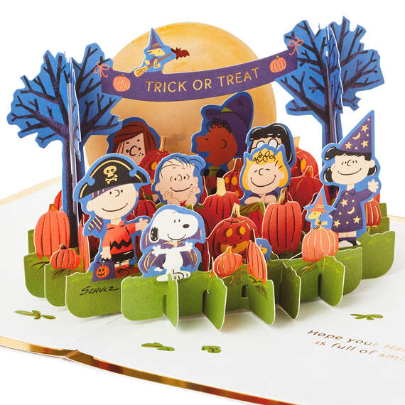Peanuts® Trick or Treat 3D Pop-Up Halloween Card