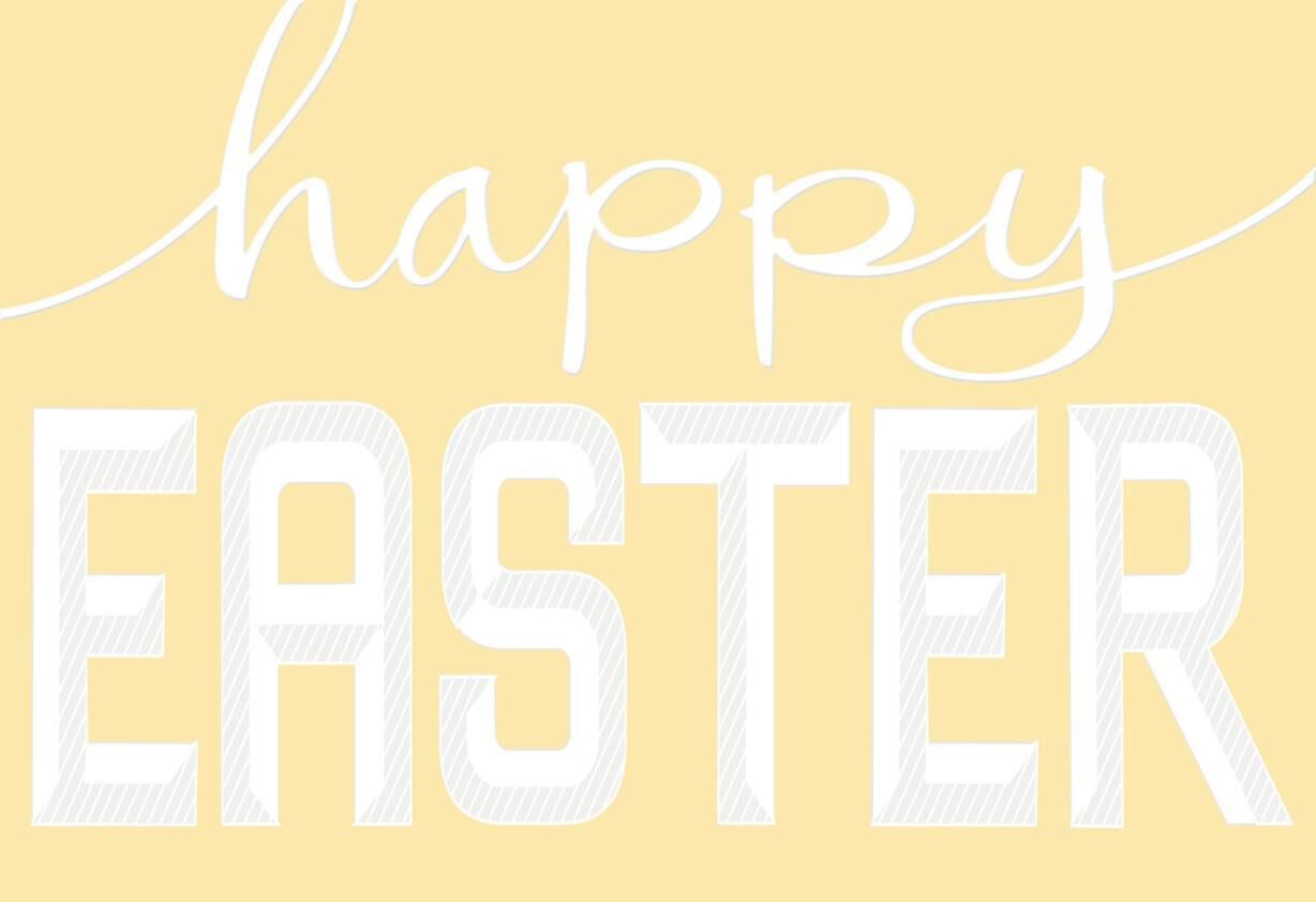 Son and Family Easter Card