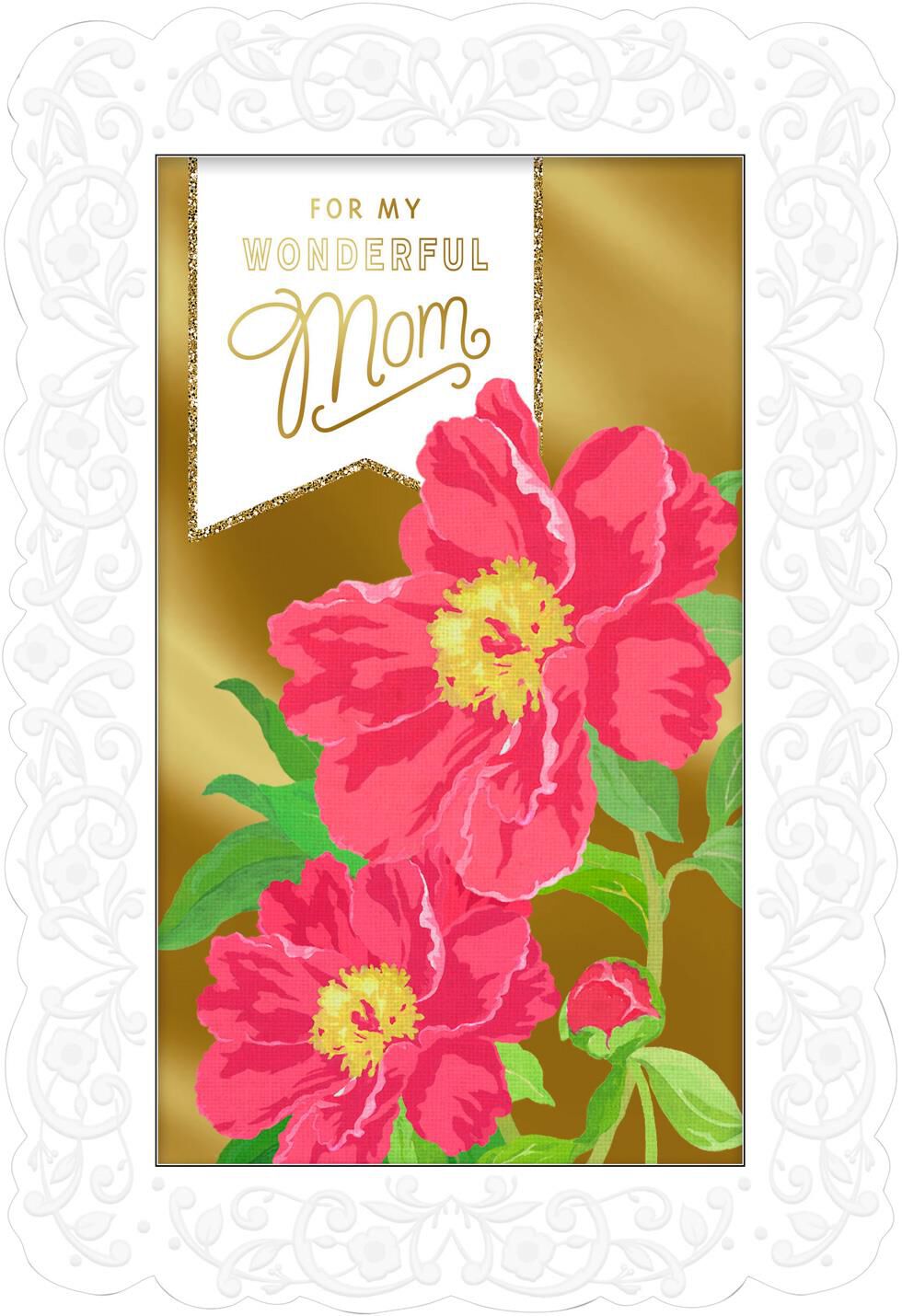 Framed Roses Mother's Day Card