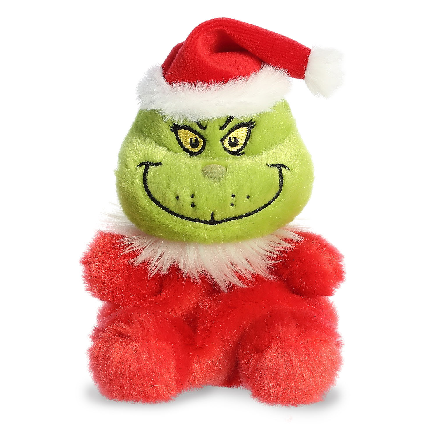 Aurora Palm Pals Dr. Seuss's Santa Grinch Plush, 5&quot;