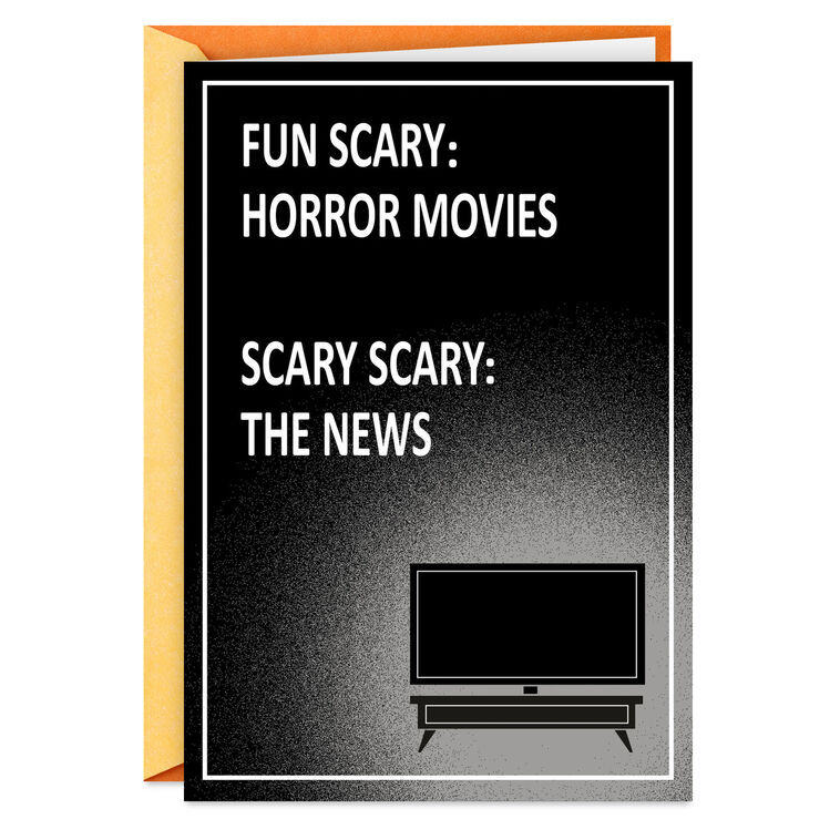 Choose Your Scary Wisely Funny Halloween Card