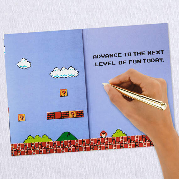 Nintendo Super Mario Bros.™ Father's Day Card With Light and Sound, , large image number 6