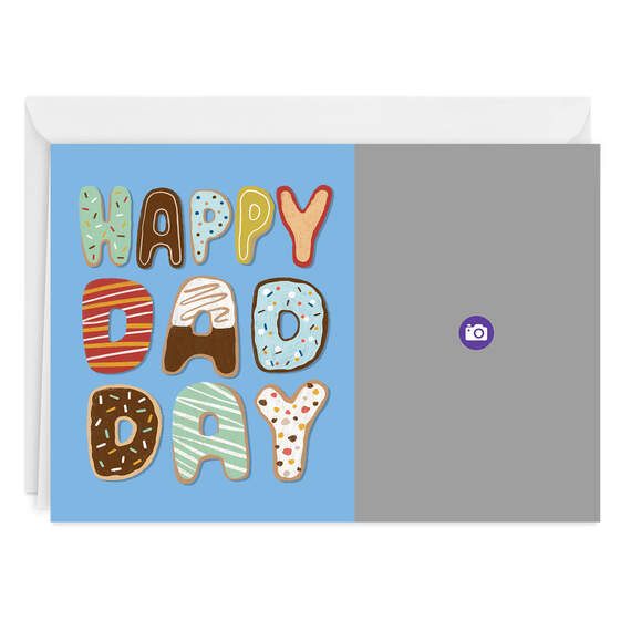 Donuts Happy Dad Day Folded Photo Card, , large image number 3