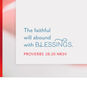American Flag and Star Religious Veterans Day Card scripture image number 3