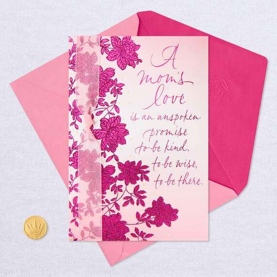 A Mom's Love Pink Flowers Mother's Day Card, , large image number 5
