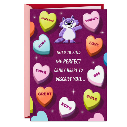 Candy Heart Compliments Valentine's Day Card, 