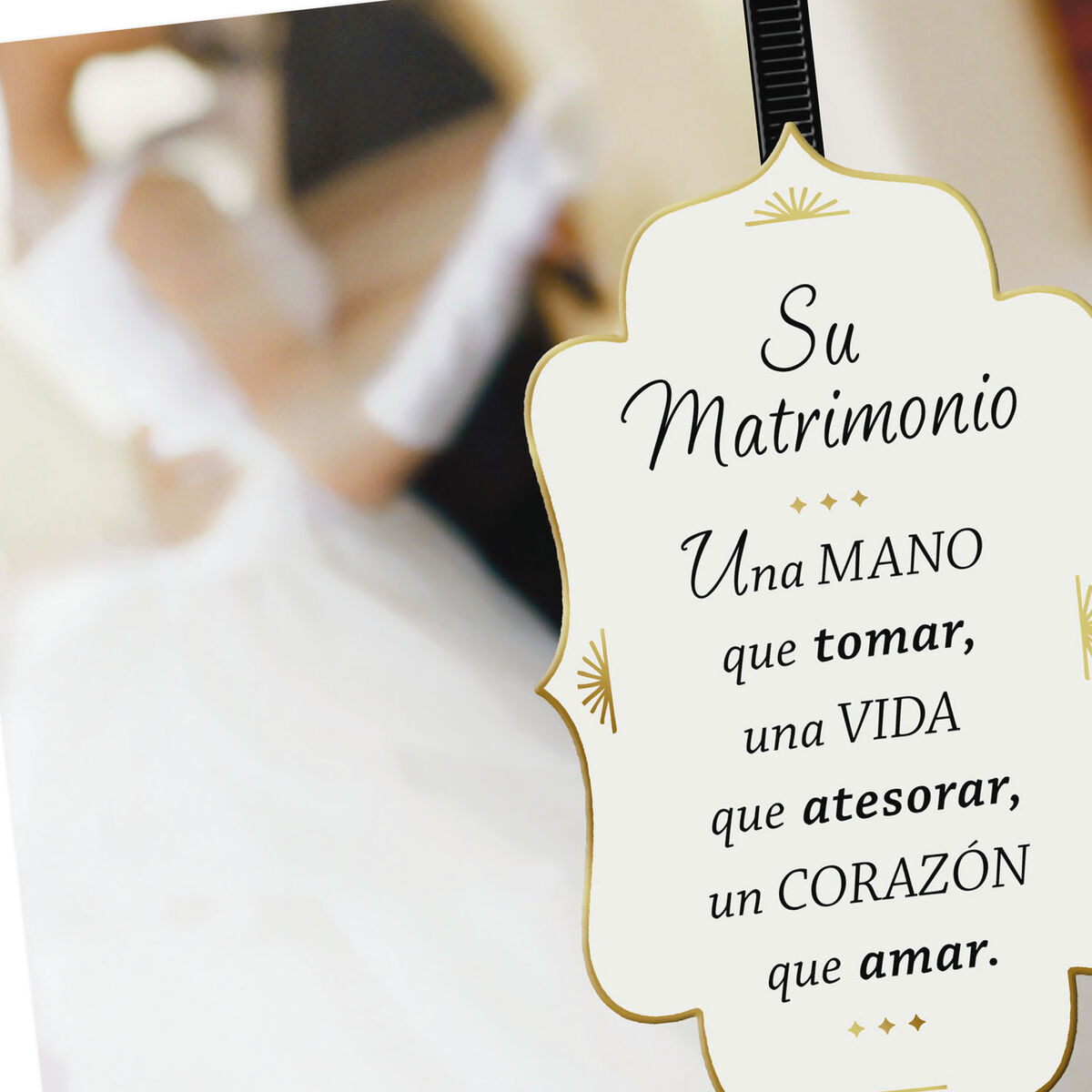 Lifetime of Dreams Come True SpanishLanguage Wedding Card Greeting