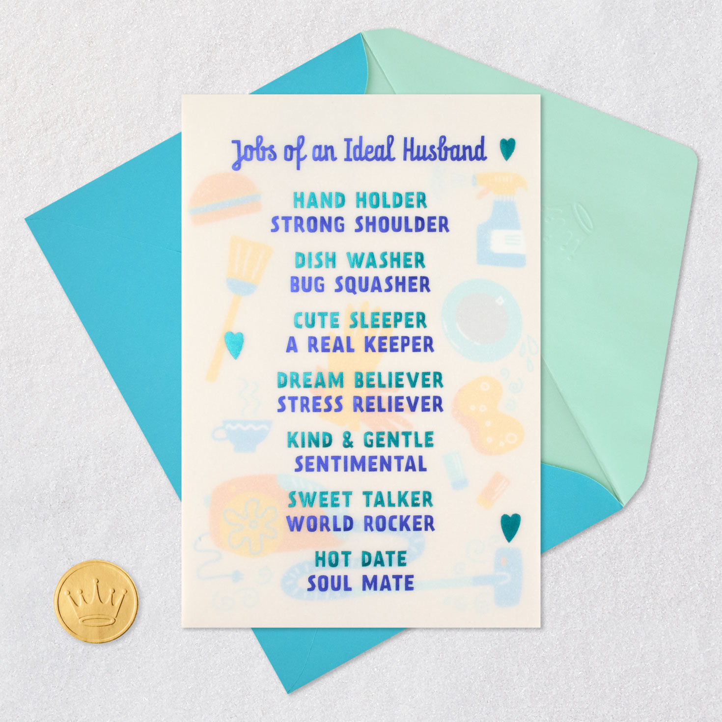 Hot Date and Soul Mate Birthday Card for Husband for only USD 6.99 | Hallmark