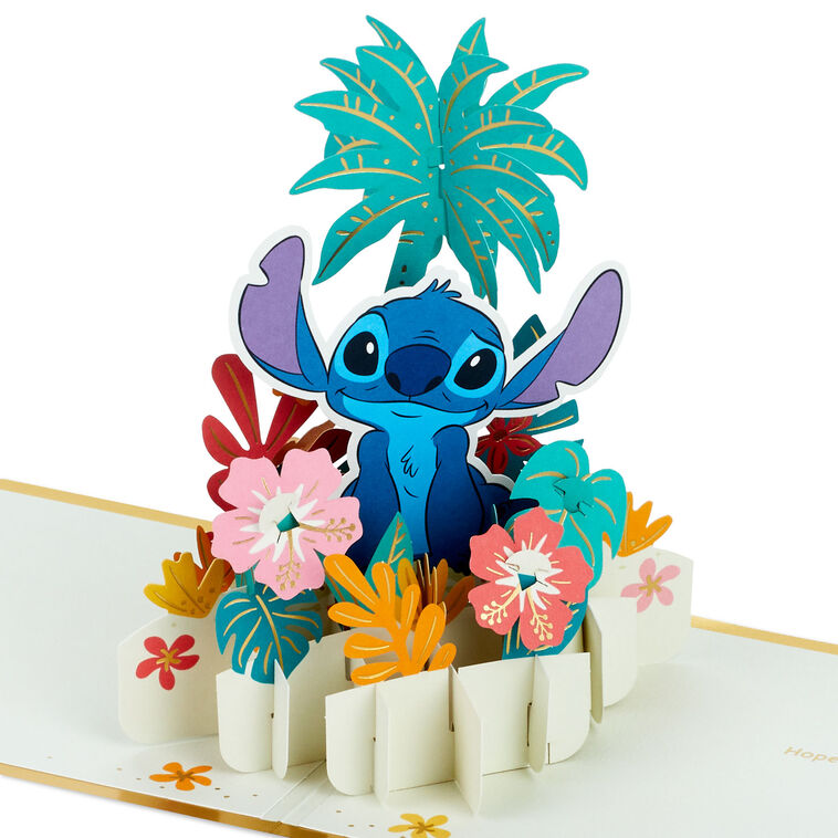Disney Lilo & Stitch Happy Day 3D Pop-Up Card
