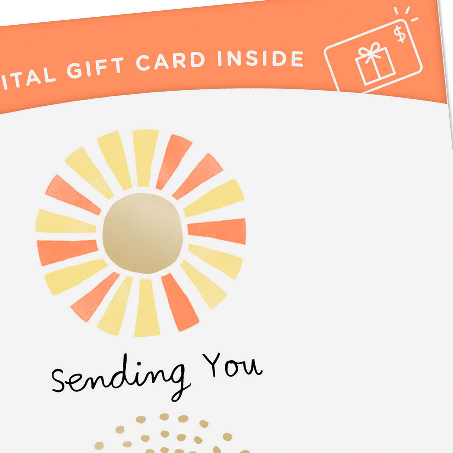 Sending You a Little Sunshine Gift Card Greeting Encouragement Card, , large image number 5