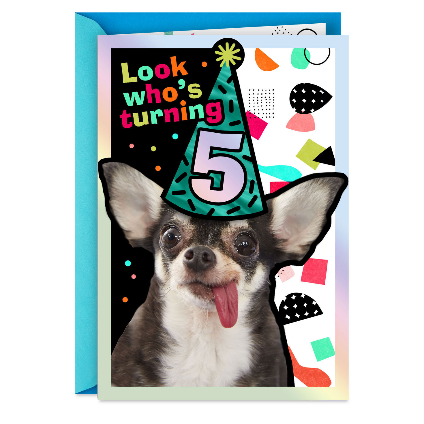 Five Years Loved 5th Birthday Card