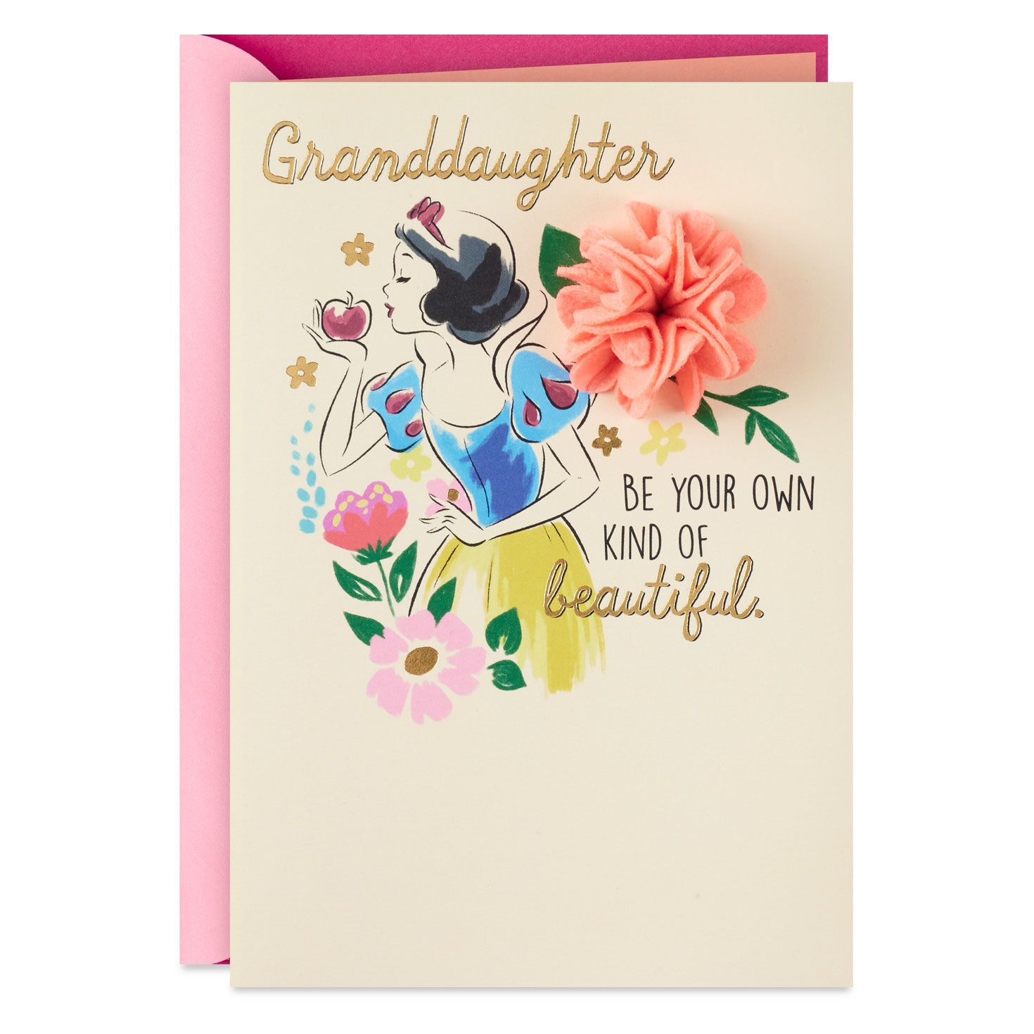 Disney Princess Snow White Loved for Being You Birthday Card for Granddaughter