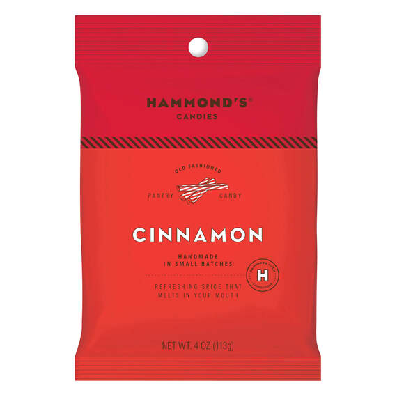 Hammond's Cinnamon Drops Candy, 4 oz. Bag