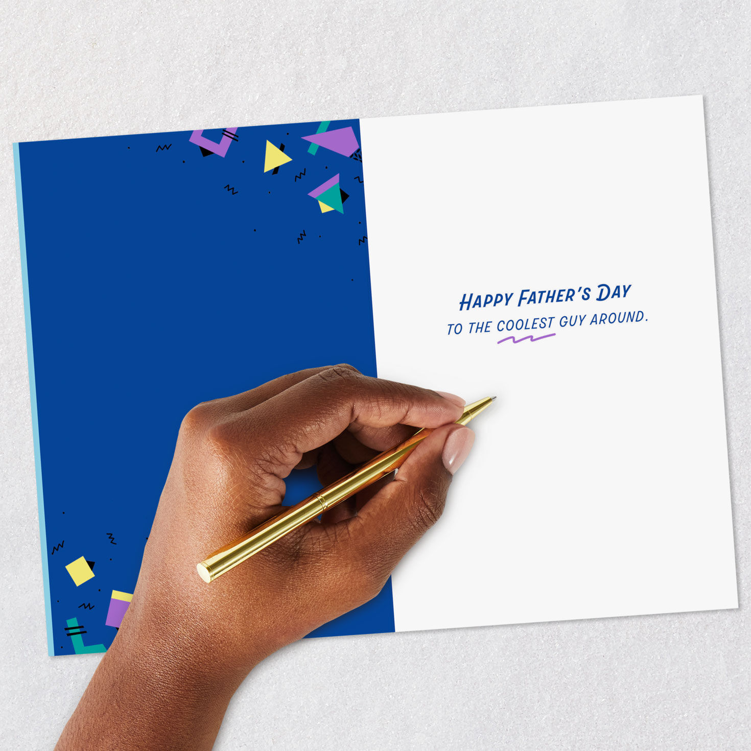 Rad Dad Cool 80s Graphics Father's Day Card Signing card image number 6