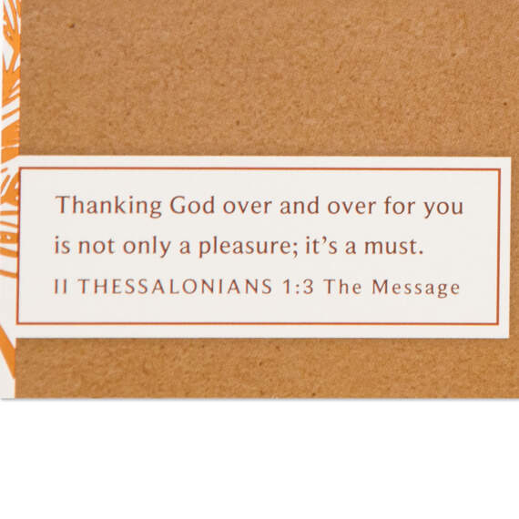 Thanking God for You Religious Thanksgiving Card for Son, , large image number 3