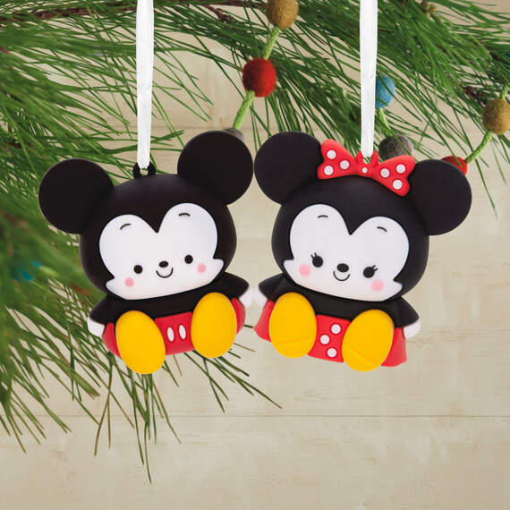Better Together Disney Mickey and Minnie Magnetic Hallmark Ornaments, Set of 2, , large image number 2
