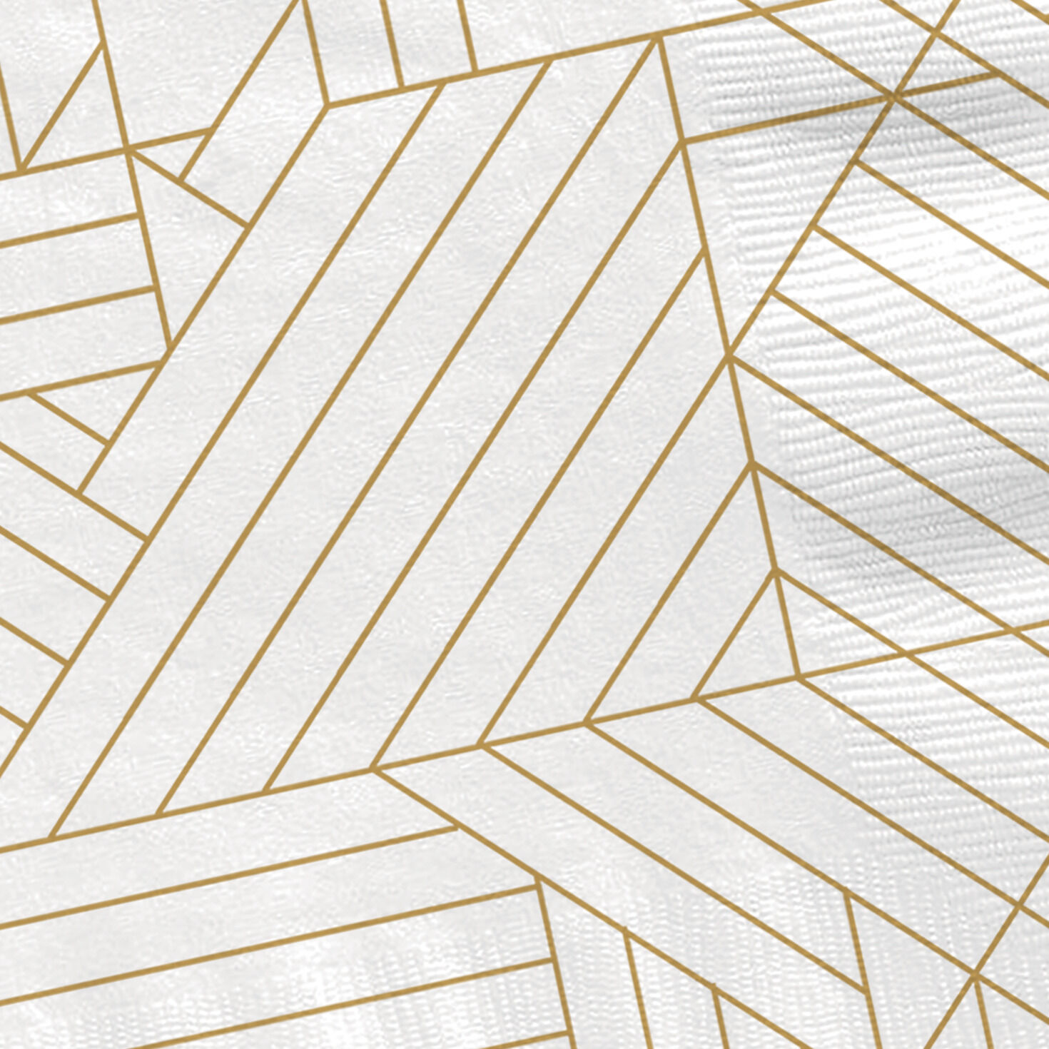Gold Geometric on Ivory Dinner Napkins, Set of 16 for only USD 4.99 | Hallmark