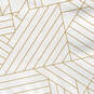 Gold Geometric on Ivory Dinner Napkins, Set of 16, , large image number 4