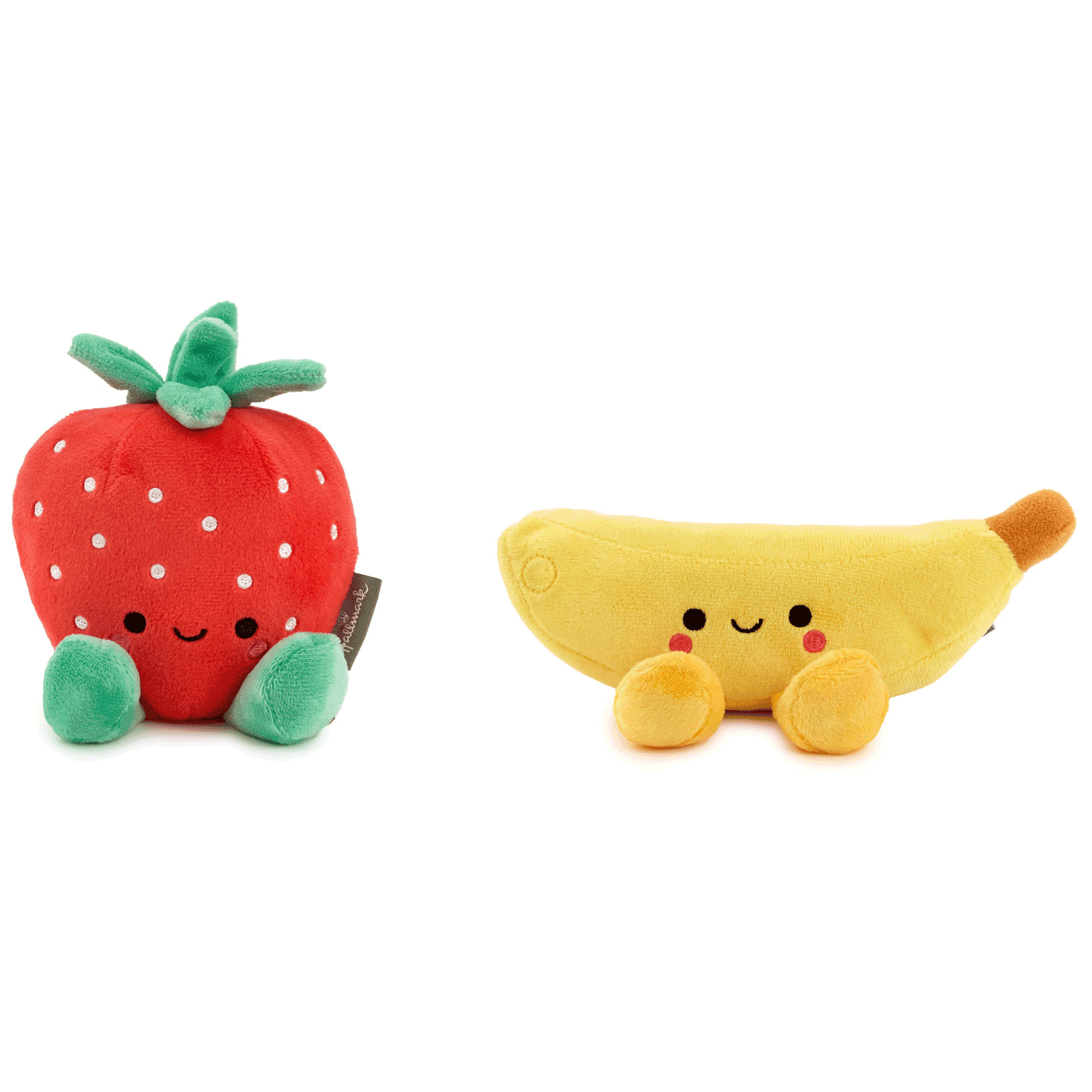 Better Together Strawberry and Banana Magnetic Plush Pair, 5.5", , large image number 2