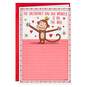 Hug Monkey Funny Valentine's Day Card, , large image number 1