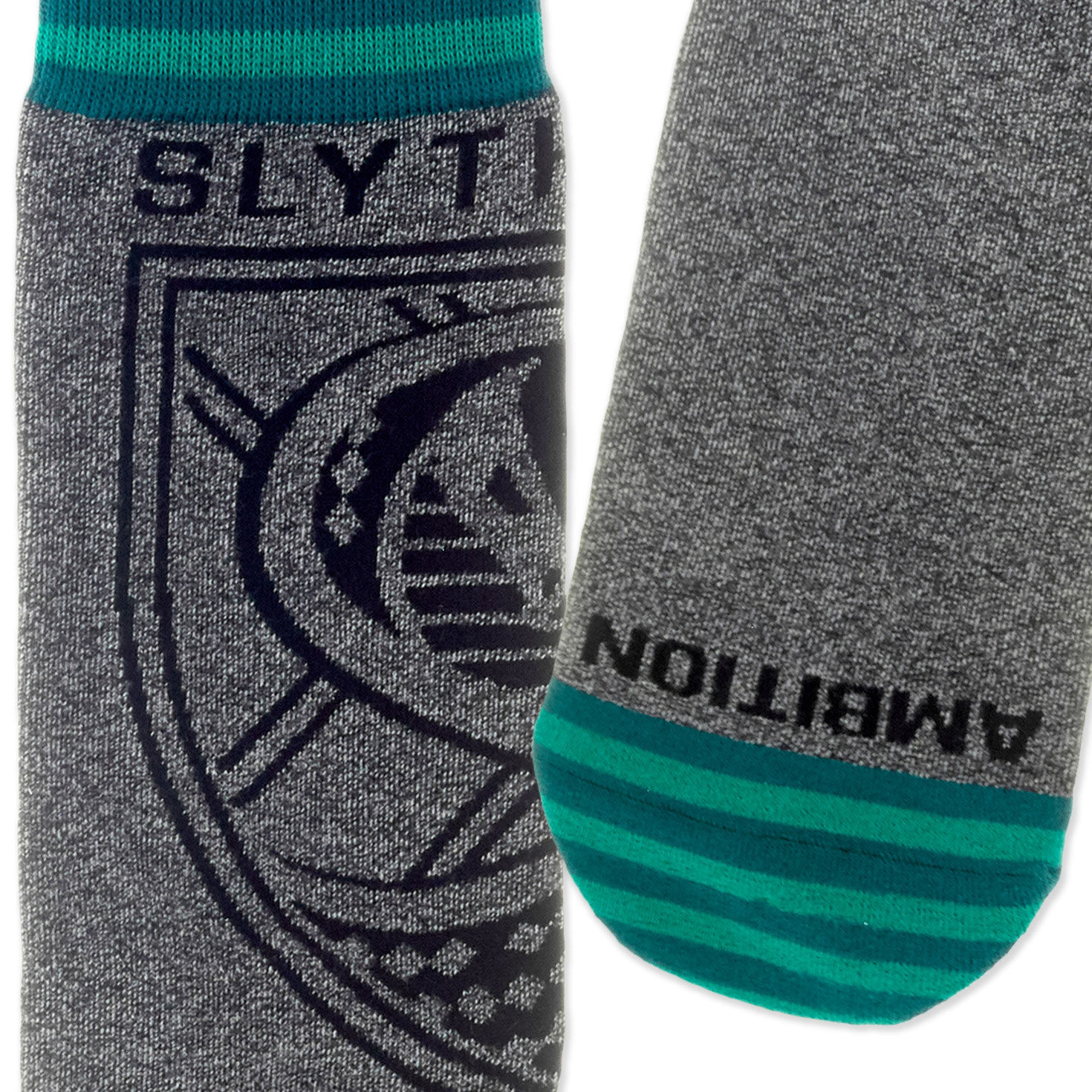 Harry Potter Slytherin House Crest Crew Socks  image number 3
