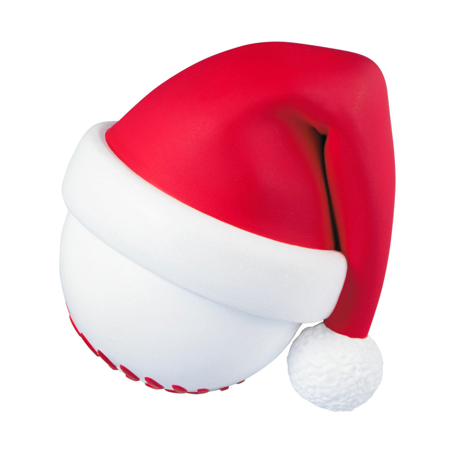 Baseball With Santa Hat 2026 Keepsake Ornament Back image number 6